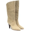 ISABEL MARANT LURREY SUEDE BOOTS,P00370754