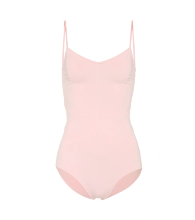 Live The Process Paneled Bodysuit In Pink