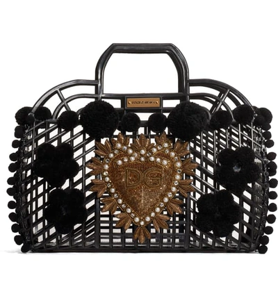 Dolce & Gabbana Cage Market Tote - Black