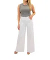 1822 Denim 33" Eco-friendly Wide Leg Jean In White In White