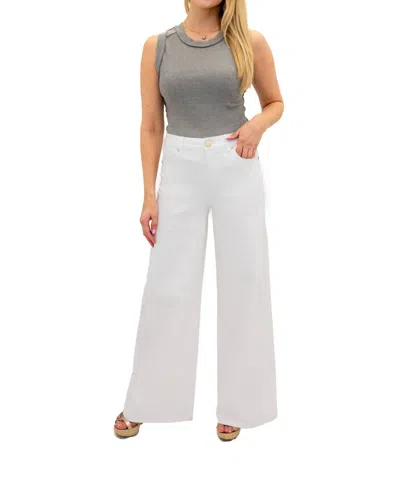1822 Denim 33" Eco-friendly Wide Leg Jean In White