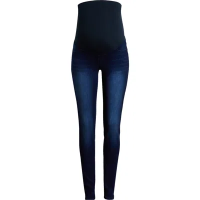 1822 Denim Bellyband Butter Skinny Maternity Jeans In Marco