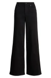 1822 Denim Better Butter High Waist Wide Leg Jeans In Black