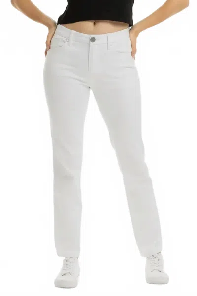 1822 Denim Better Butter Mid-rise Jean In White