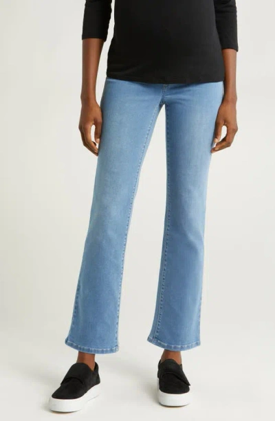 1822 Denim Better Butter Over The Bump Slim Straight Leg Maternity Jeans In Royce