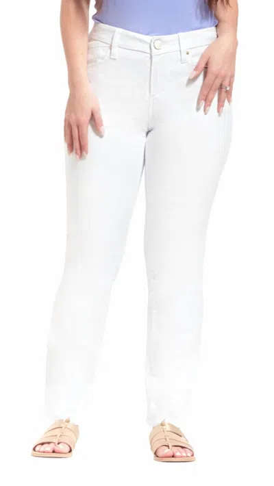 1822 Denim Better Butter Slim Straight Jeans In White