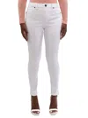 1822 Denim Butter High Rise Ankle Skinny Jeans In White In White