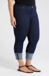 1822 Denim Deep Roll Cuff Jeans In Rinse