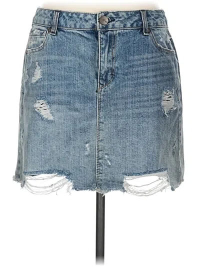 Pre-owned 1822 Denim Denim Skirt In Blue