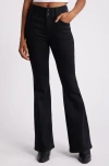 1822 Denim Fit & Lift High Waist Flare Jeans In Black