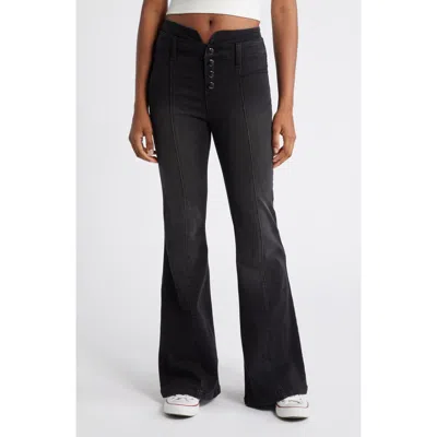 1822 Denim High Waist Flare Jeans In Nashville
