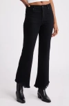 1822 Denim High Waist Slim Bootcut Jeans In Black