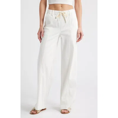 1822 Denim High Waist Wide Leg Drawstring Jeans