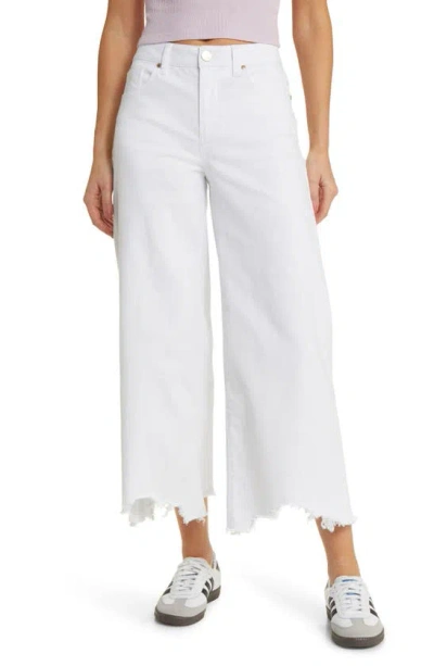 1822 Denim High Waist Wide Leg Jeans In White