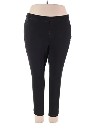 Pre-owned 1822 Denim Jeggings In Black
