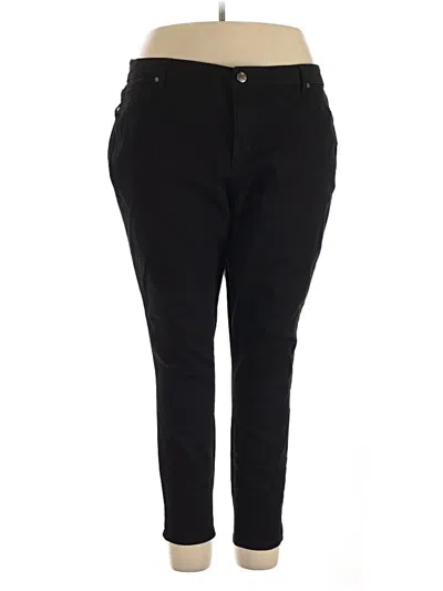 Pre-owned 1822 Denim Jeggings In Black