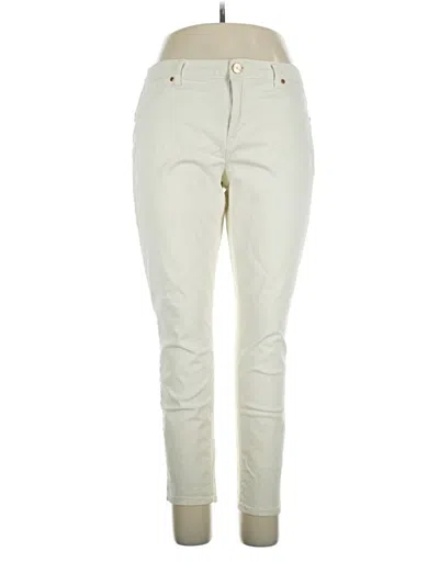 Pre-owned 1822 Denim Jeggings In Ivory