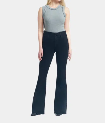 1822 Denim Lori Fit & Flare Denim Jeans In Black