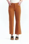 1822 Denim Luxe Demi Boot Jean In Pumpkin Spice In Brown