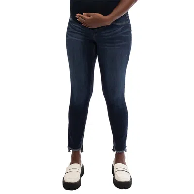 1822 Denim Maternity Vintage Ankle Skinny Jean In Raquel In Blue