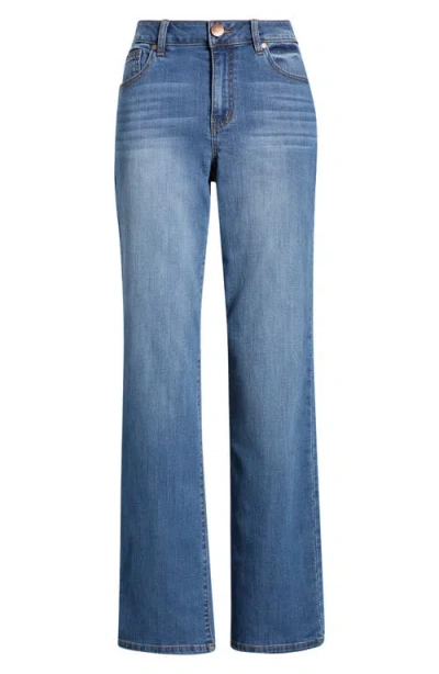 1822 Denim Mid Rise Straight Leg Jeans In Animal Print