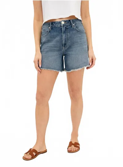 1822 Denim Relaxed Jean Shorts In Willa In Animal Print