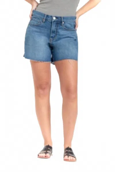 1822 Denim Women's Loose Jean Short In Blue
