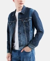 LEVI'S MEN'S TWO TONED DENIM TRUCKER JACKET