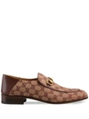 GUCCI GG CANVAS HORSEBIT LOAFER