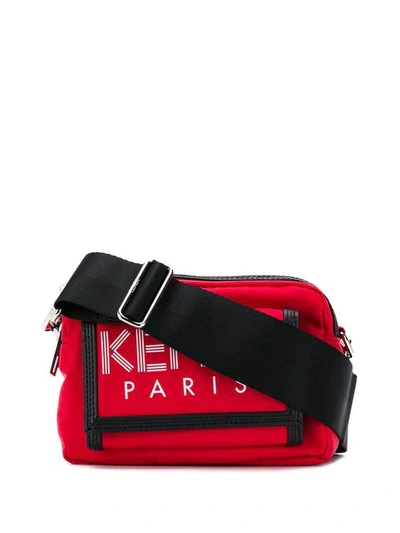 Kenzo Sport Shoulder Bag In Red