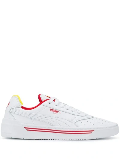 Puma Low Top Trainers In White