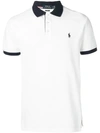 Polo Ralph Lauren Contrast Collar Polo Shirt In White