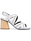 PROENZA SCHOULER PROENZA SCHOULER STRAPPY BLOCK HEEL SANDALS - 白色