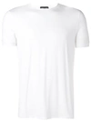 Giorgio Armani Logo-print Short-sleeved T-shirt In Optic White