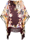 ETRO FLORAL PRINT PONCHO