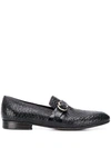 LIDFORT WOVEN TEXTURE LOAFERS