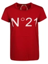 N°21 PRINTED LOGO T-SHIRT,10854518