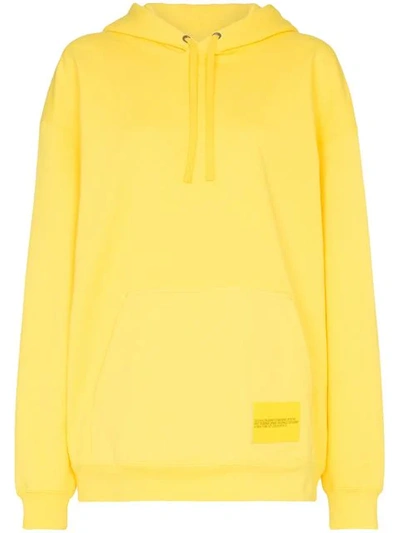 Calvin Klein Jeans Est.1978 Calvin Klein Jeans Est. 1978 Super Size Graphic Hoodie In Yellow