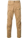 DSQUARED2 PATCH POCKETS CARGO TROUSERS