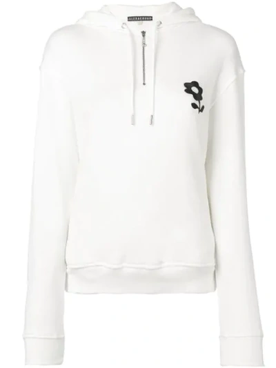 Alexa Chung Embroidered Flower Hoodie - 白色 In White