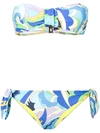 EMILIO PUCCI EMILIO PUCCI MERIDA PRINT BIKINI - BLUE