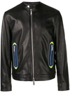 DSQUARED2 BIKER DETAILS LEATHER JACKET