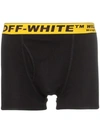 OFF-WHITE OFF-WHITE TRIPACK INDUSTRIAL BELT COTTON BOXER SHORTS - 黑色