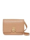 BURBERRY MEDIUM MONOGRAM LEATHER TB BAG