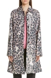 CALVIN KLEIN 205W39NYC PANTHER PRINT TAFFETA COAT,92WWCC94 P150