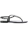 SERGIO ROSSI SR KHATA T-BAR SANDALS