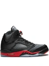 JORDAN AIR JORDAN 5 RETRO "SATIN BRED" SNEAKERS