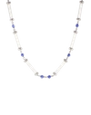 ARUNASHI CRYSTAL NECKLACE WITH SAPPHIRE AND DIAMONDS