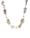 ARUNASHI Chalcedony, Pearl and Diamond Necklace