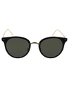 LINDA FARROW Oval Sunglasses